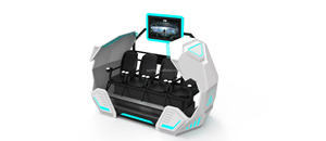 Machine de jeu de cinéma rotative VR 3D/5D/9D, équipement de jeu vidéo éducatif pour intérieur, maison, école et zones panoramiques urbaines - Product Image 4