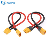 موصل Amass XT60 مخصص ذكر وأنثى مع سلك سيليكون 12AWG 14AWG لطائرات RC بدون طيار وبطاريات FPV