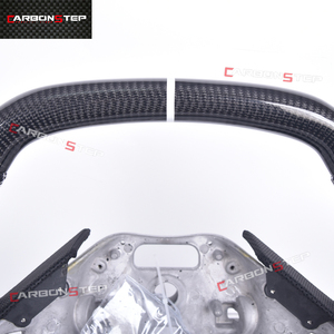 Volant en fibre de carbone à bas <span class=keywords><strong>prix</strong></span> en stock pour Chevrolet <span class=keywords><strong>Corvette</strong></span> C8 - Product Image 2