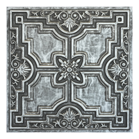 Plaque de plafond décorative en PVC gaufré style étain antique pour salon, hôtel, bureau