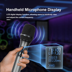 Sistema de Micrófonos Inalámbricos UHF-2700 de Audio Profesional de Precisión, Micrófono Inalámbrico Profesional para Grabación y Canto - Product Image 4