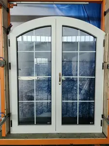 Penjoy NAFS Standard Wooden Double Door Swing Door Composite Frame Doors With SDLs
