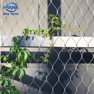 Malla de <span class=keywords><strong>cable</strong></span> de acero inoxidable flexible de alta calidad 316 304 para plantas trepadoras, estilo liso, técnica de superficie para paredes verdes - Product Image 4