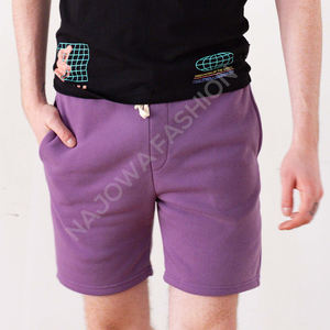 กางเกงขาสั้นผ้าฝ้ายขนาดกลางสำหรับผู้ชายกางเกงขาสั้นผ้าฝ้ายระบายอากาศได้ดีเป็นทางเลือกยอดนิยมสำหรับ100% ขายส่งออกแบบได้ตามต้องการ - Product Image 6