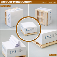 Bloc-notes adhésifs personnalisés Da Vinci's Drawer CG-SN-3366, blocs de notes mémo, blocs-notes cube, impression de logos en couleur CMYK sur quatre côtés