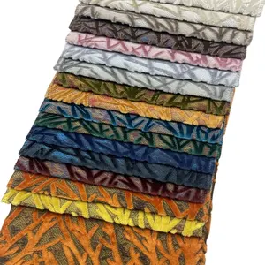 Vải Nhung Dệt Hoa Vải Nhung Dệt Hoa Hàng Châu Vải Sofa Polyester