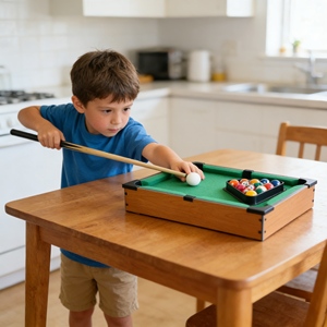 Factory Wholesale <strong>Pool</strong> <strong>Table</strong> <strong>Tabletop</strong> Mini Billiard <strong>Tabletop</strong> Durable for Adults Indoor Arcade &amp; Family Game Room Entertainment - Product Image 2