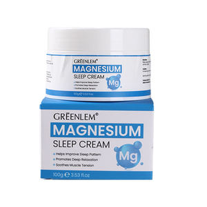 Crème au magnésium pour le sommeil, relaxation profonde, soulagement des douleurs musculaires et amélioration du sommeil - Product Image 1