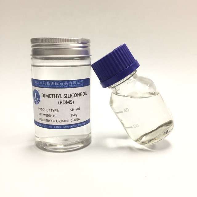 DC200 Silicone Fluid 100cs 350cs 500cs 1000cs Bulk Silicone Oil in Shampoo Antifoam Pure Silicone Oil