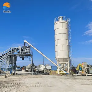 Di alta qualità di piccola capacità di stoccaggio silo di cemento da 50 ton tipo serrato silo di cemento per lavori di costruzione