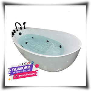 Baignoire de massage à prix avantageux, nouvelle vente chaude, baignoire à remous intérieure autoportante, baignoire en acrylique avec jets d'air, jacuzzi - Product Image 1