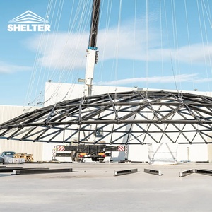 Projet de dôme d'abri en <span class=keywords><strong>Espagne</strong></span> dôme en aluminium résistant d'événement de cadre grand dôme en verre de 30m pour la pièce d'exposition - Product Image 5