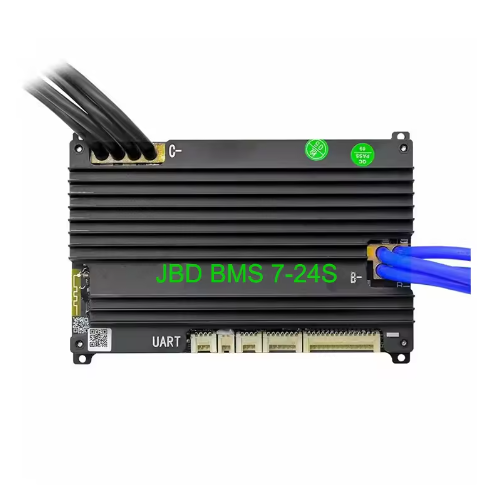 JBD E Bike BMS 7S-24S BMS 8S 24V Lifepo4 Build-in BT Smart Battery Management System BMS 100A/120A/150A/200A  with UART Heating