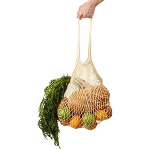 Sac fourre-tout en coton maillé réutilisable, grand format, personnalisable, écologique, style vintage, idéal pour les légumes et l'emballage – Prix abordable - Product Image 4