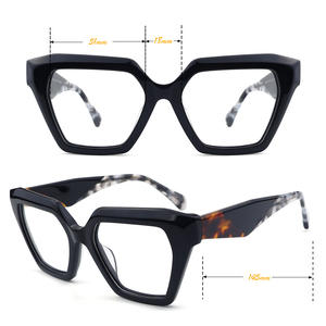 2025 son boy asetat optik gözlük çerçeveleri çeşitli renkler kadınlar için fantezi gözlük koruma için yeni koleksiyon - Product Image 3
