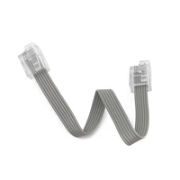 Kit de connecteurs modulaires universels 6P6C pour câbles RJ11/RJ12/RJ25 d'ordinateurs électroniques, boîtiers étanches en PVC sur mesure, étamés