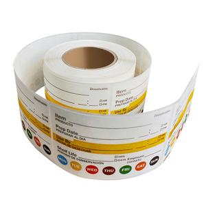 Étiquettes personnalisées pour boîtes de conserve, autocollants dissolvables, étiquettes adhésives en papier pour contenants alimentaires, impression de machines, sacs en plastique et cartons - Product Image 3