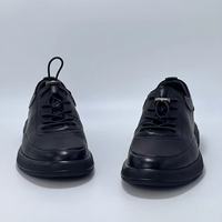Chaussures décontractées en cuir véritable pour hommes, collection Printemps 2025 – Baskets à coussin d'air en cuir souple, mocassins confortables, chaussures rehaussantes
