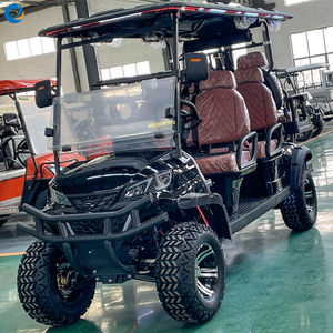 Chariot de golf électrique 4 places à grande capacité de charge, conception multi-places, prix compétitifs, chariots chinois à vendre - Product Image 2