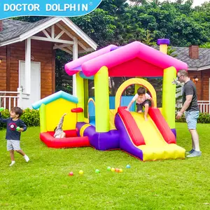 New Cheap Wholesale Kids Mini Inflatable Castle Outdoor Air Jumping Combo Moon Bounce Inflatable Bounce House For Kids