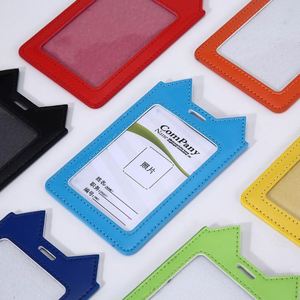 PU Faux Leather Cardholder with Multi-Card Slots Digital Printed Work Badge Student Lanyard Meal Card Holder - Product Image 2
