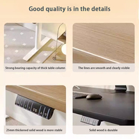 XTDNZ-07 Muebles de Oficina de Madera, Mesas Elevables, Escritorio para Computadora con Altura Ajustable, Plegable, Extensible y Convertible