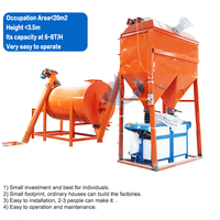 Nouvelle mélangeuse automatique de mortier sec haute technologie HC de Chine, capacité de 1 à 30 t/h, rendement élevé, faible coût, personnalisable