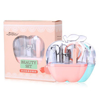 Kit de manucure pour pédicure, 9 pièces, boîte à outils, win privée, fournisseur d'usine apple, coupe-ongles, ensemble de manucure