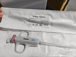 Wegwerp semi-automatische biopsienaald volautomatische biopsienaald 14G 16G 18G 20G voor lever, nier, borst - Product Image 2