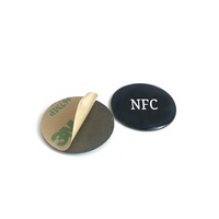 Ntag215 RFID Epoxy Tag Programmable NFC Coin Tag Réinscriptible 13.56MHz HF Label Social Media Access Control Card
