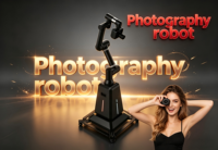 Dernier modèle Glambot Photo Booth Robot, bras robotique collaboratif avec moteur PLC, boîte de vitesses et contrôle sans fil, pour photographe et appareil photo de fête
