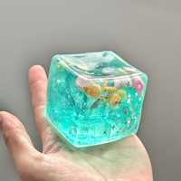 Cubes de jouets moelleux en TPR, motif coquillage d'île et bonbons de maltose, nouveau style, mignons et doux, anti-stress, cadeau pour enfants et adultes, décoration de loisirs et de fêtes