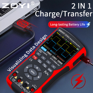 Handheld oscilloscoop-multimeter 2 kanalen voor reparatie ZOYI ZT-703S - Product Image 3