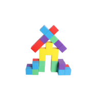 40 Piezas de Cubos Magnéticos Coloridos STEM para Niños, Bloques de Construcción Magnéticos Educativos Preescolares para Niños, Juguetes de Construcción