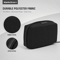 Bolsa Organizadora de Accesorios Electrónicos al por Mayor, Estuche Portátil para Cables, Cargador, Ratón, Banco de Energía, con Logotipo Personalizado