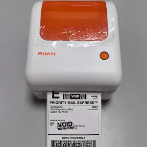 4x6 Direct Wireless Barcode Sticker Label Printer Bluetooth Thermal Shipping Label Printer