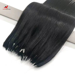 Extensions de cheveux russes H6 de qualité supérieure, style nouveau, faciles à utiliser, cheveux humains, double trame, couleur naturelle, extensions de cheveux H6 - Product Image 1