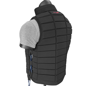 Gilet equestre leggero nero attrezzatura equestre <span class=keywords><strong>per</strong></span> <span class=keywords><strong>adulti</strong></span> giacca a cavallo Jockey gilet - Product Image 6
