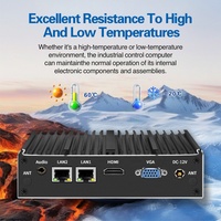 Mini PC industriel Axtron 12 cœurs, 2 LAN, 4 USB, 2 COM, N2840, DDR3 4G, WiFi, sans ventilateur, pour Linux et Android, neuf