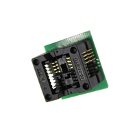 OTS-16-03 SOIC8 SOP8 ke DIP8 lebar bodi 150/200mil adaptor Programmer soket Biru SA602 IC uji konversi Burner.