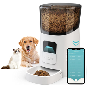 Distributeur de nourriture pour animaux de compagnie moderne de 6 L avec connexion Wi-Fi Tuya, 15 repas, distributeur intelligent pour chien et chat - Product Image 2