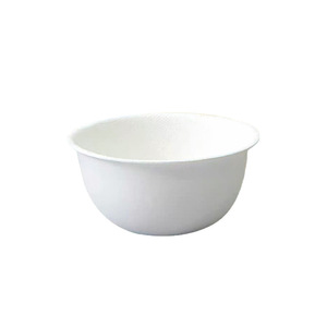 Yiwei Lightfood Bol en pulpe de papier blanc petit format, pot à yaourt, gobelet shaker, bol à dessert rond jetable, biodégradable, qualité alimentaire - Product Image 3