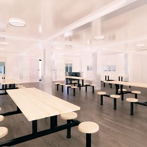 Antisismique assemblage préfabriqués boîtier étudiant dortoir pack plat conteneur maisons école salle de classe à vendre - Product Image 6