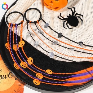 QIYUE Halloween capelli di zucca parrucca da donna per capelli accessori per capelli intrecciati fascia per capelli all'ingrosso - Product Image 5
