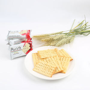 Venta caliente crema crujiente galletas de oblea sin azúcar superventas galletas de soda galleta patrón Rectangular nuevas galletas - Product Image 2