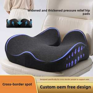 Bantal Duduk <span class=keywords><strong>Coccyx</strong></span> yang Dapat Disesuaikan, Laris Manis, Anti Bakteri, Ramah Lingkungan, Desain Tebal untuk Ibu Hamil, Pelajar, Kursi Meja - Product Image 6