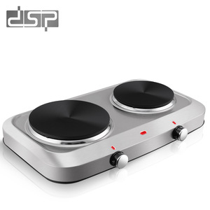 Dsp Dual Burner Electric Cooktop 2800W Smooth Ceramic Desktop <b>Stove</b> Knob Control - Product Image 1