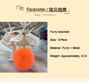 Pompon en fausse fourrure de lapin coloré de 6 cm en gros, pompon en fausse fourrure, décoration de pompon en fourrure, boule de fourrure pour robe de Noël, chaussures et chapeaux, jouets, cadeaux - Product Image 6