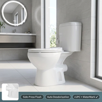 WC en céramique à double chasse, design moderne, vente en gros usine, pour salle de bain d'hôtel, destiné aux projets d'ingénierie pour le commerce extérieur