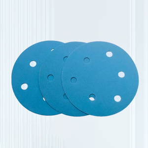 Disco de Lixa Abrasivo de Óxido de Alumínio Azul Personalizado de 5 Polegadas com Grão P60-P800, Suporte OEM, Gancho e Laço, Garantia de <span class=keywords><strong>3</strong></span> Anos - Product Image 5